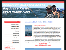 Tablet Screenshot of berkeleycharterboats.com